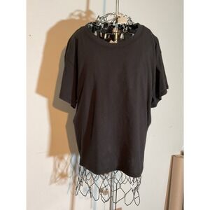 Z Supply Womens Black Short Sleeve Crew Neck T-Shirt XL ZT241208 NWT